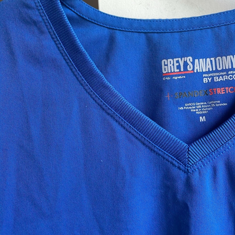 Greys Anatomy Royal Blue scrubs